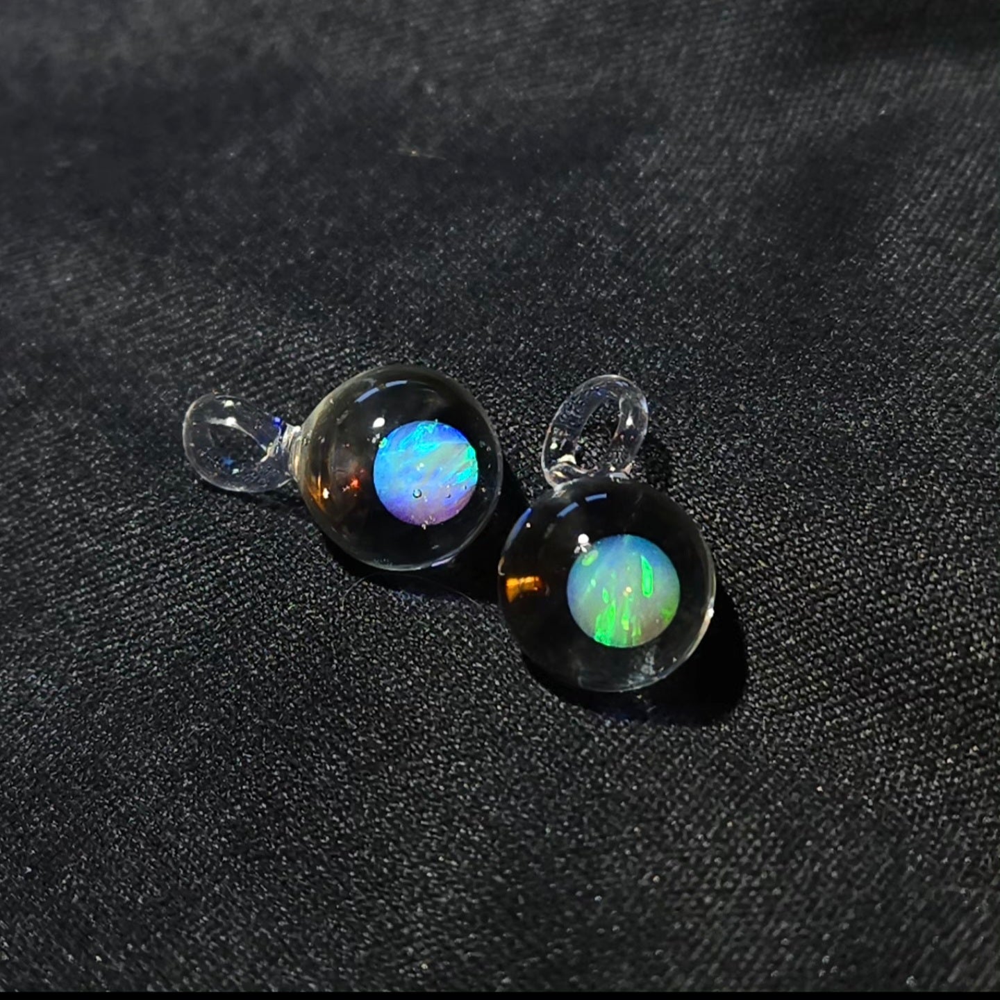 Opal Sphere Earrings