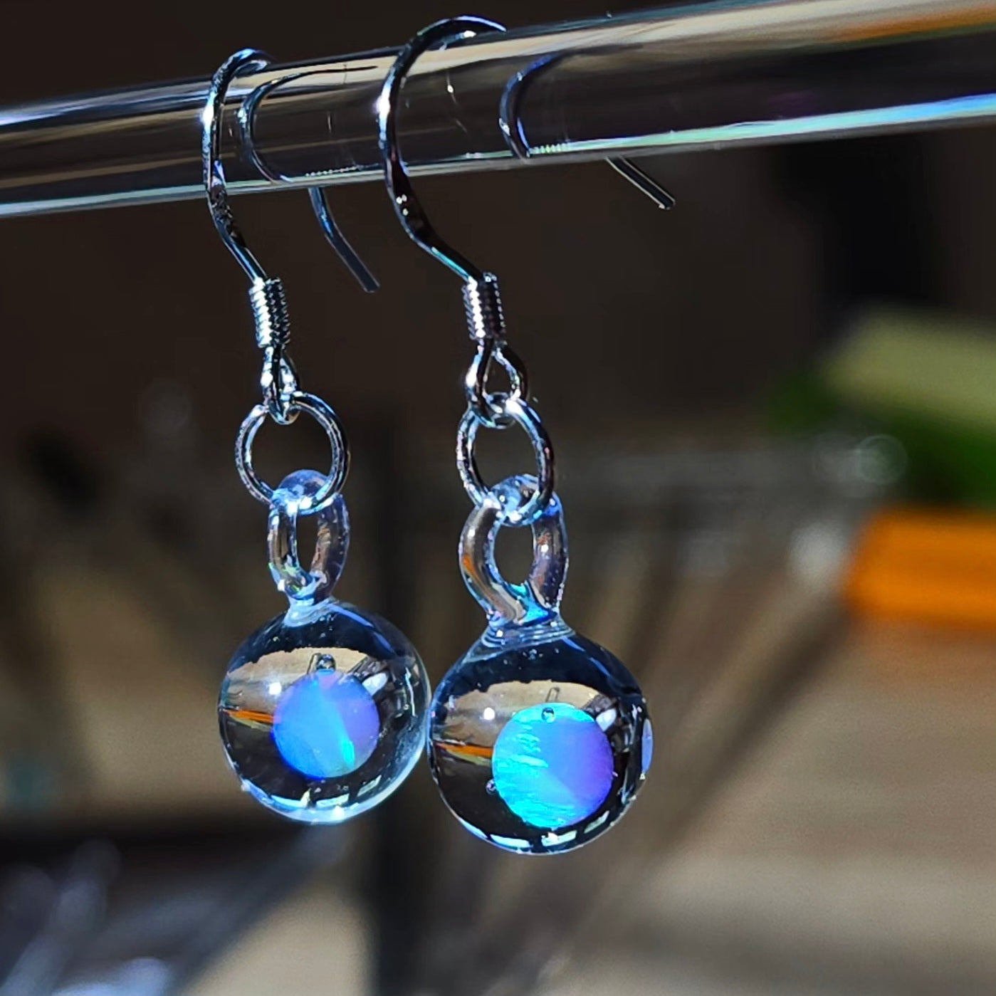 Opal Sphere Earrings