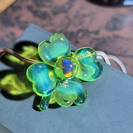 Shamrock Opal Pendant