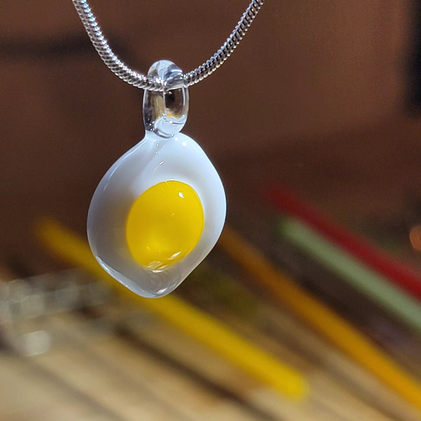 Fried Egg Pendant (assorted)