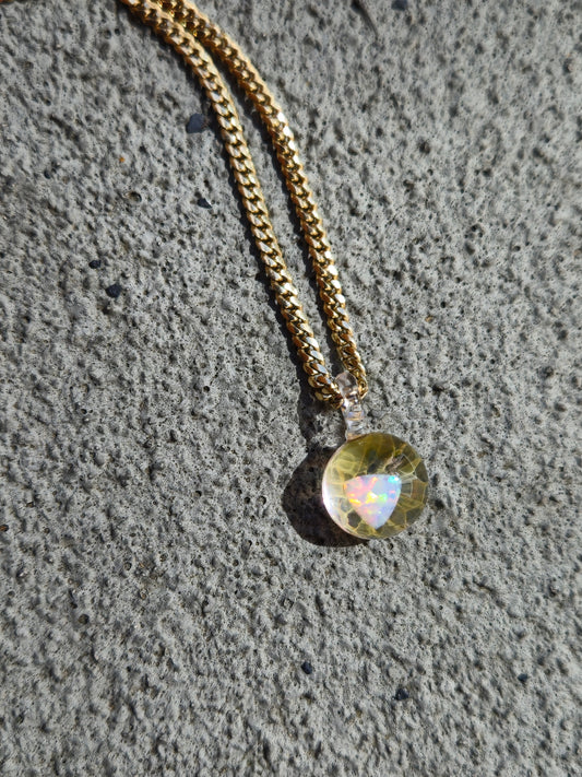 Trillion White Opal x Honeycomb